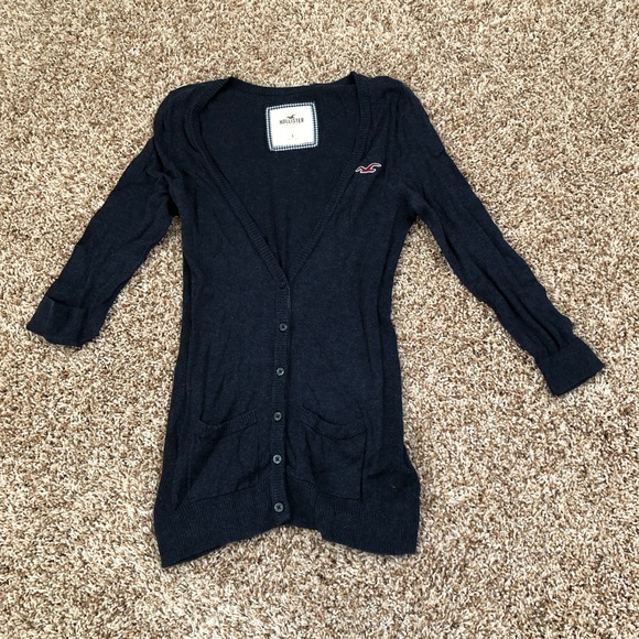 Hollister navy cardigan - Large - Picture 1 of 4